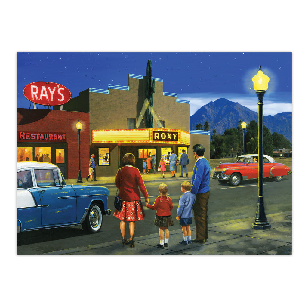 PAL41 | Painting by numbers™ 13pc 11.25" x 13.375" A Night at the Movies Painting Project