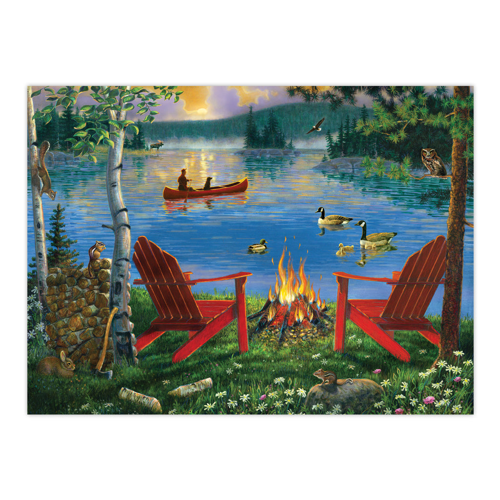 PAL44 | Painting by numbers™ 13pc 11.25" x 15.375" Lakeside Retreat Painting Project