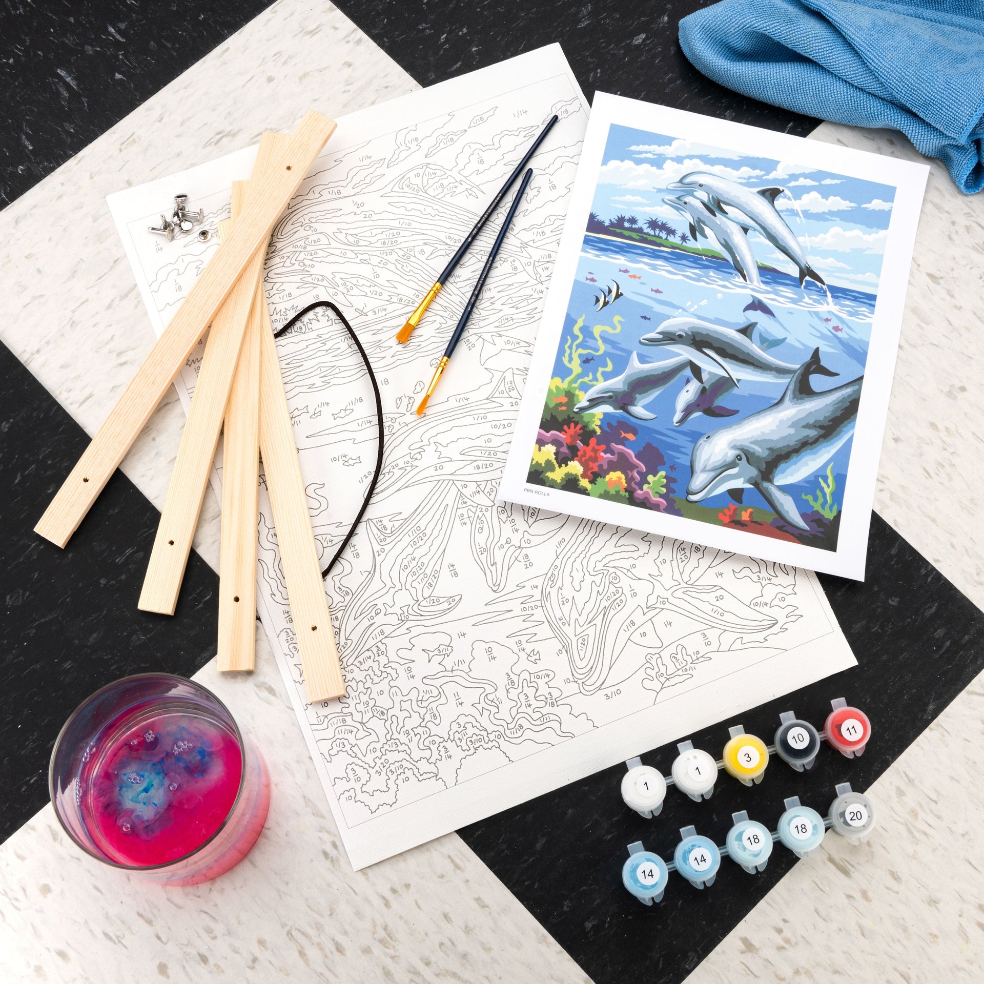 PBN-ROLL9 | Painting by numbers™ 27pc 12