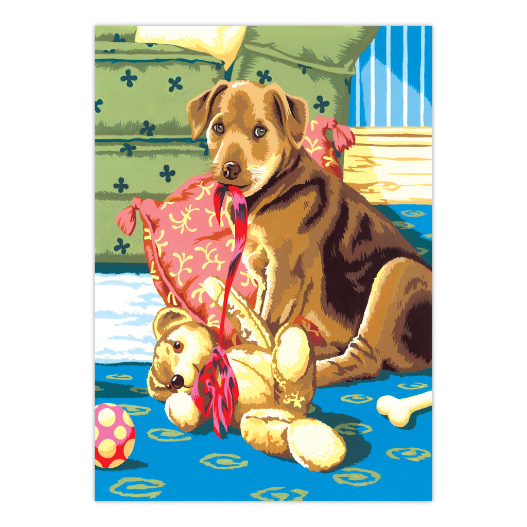 PBN-SET43 | Painting by numbers™ 21pc 8.75" x 11.75" Small Dogs Painting Project 3-Pack