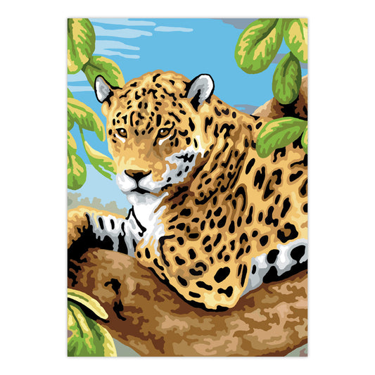 PBN-SET44 | Painting by numbers™ 21pc 8.75" x 11.75" Jungle Cats Painting Project 3-Pack