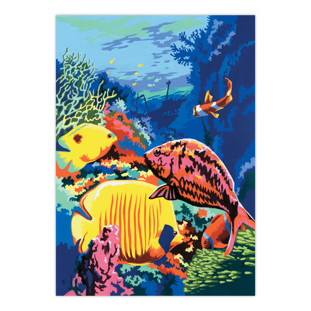 PBN-SET46 | Painting by numbers™ 21pc 8.75" x 11.75" Sea Life Painting Project 3-Pack