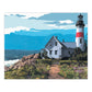 PCL5 | Painting by numbers™ 13pc 11" x 14" The Lighthouse Canvas Painting Project