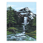 PCS1 | Painting by numbers™ 10pc 9" x 12" Mountain Waterfall Canvas Painting Project