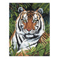 PCS4 | Painting by numbers™ 10pc 9" x 12" Tiger in Hiding Canvas Painting Project