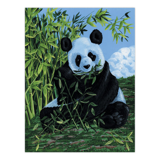 PCS6 | Painting by numbers™ 10pc 9" x 12" Panda Canvas Painting Project