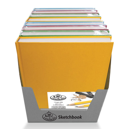 PDQ-SKETCH1 - 8.5" x 11" Fashion Color Sketchbooks 8-pack