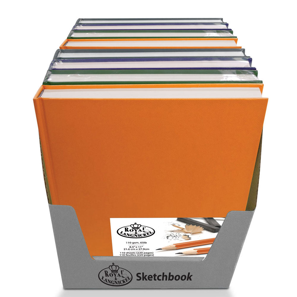 PDQ-SKETCH2 - 8.5" x 11" Rich Color Sketchbooks 8-pack