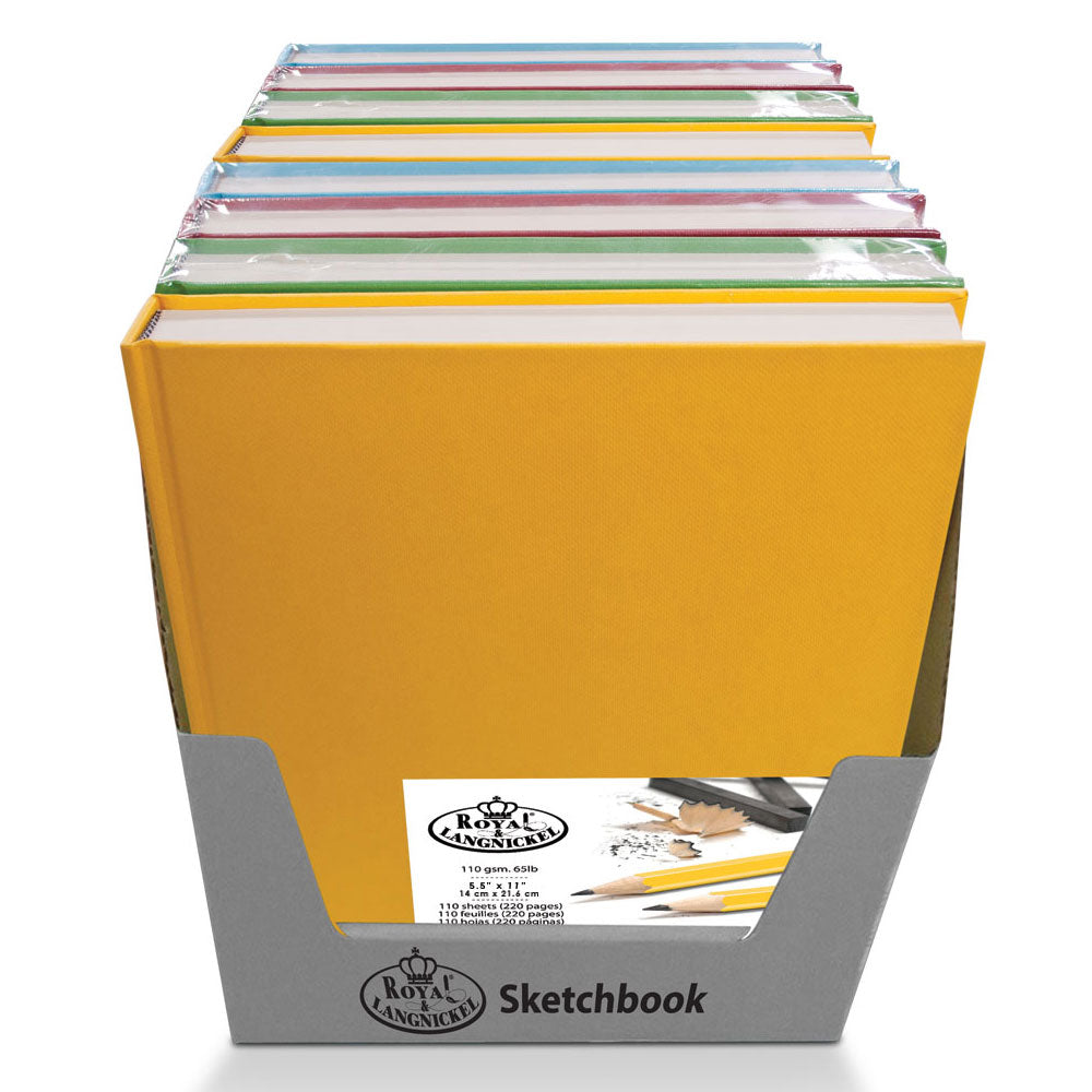 PDQ-SKETCH6 - 5.5" x 8.5" Fashion Color Sketchbooks 8-pack