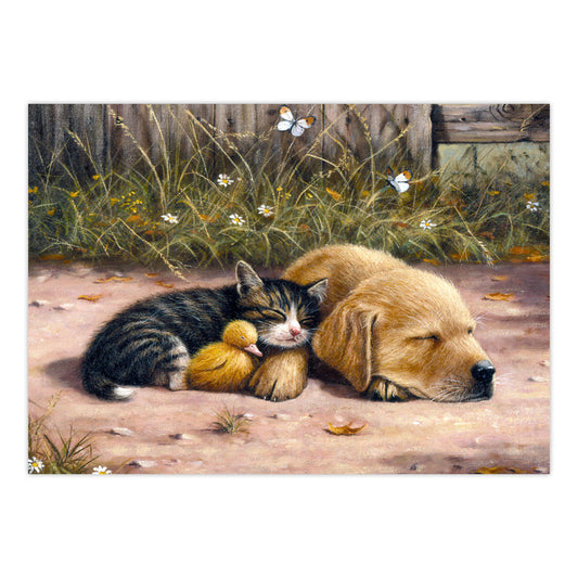 PJL28 | Painting by numbers™ 13pc 11.25" x 15.375" Sleepy Day Painting Project