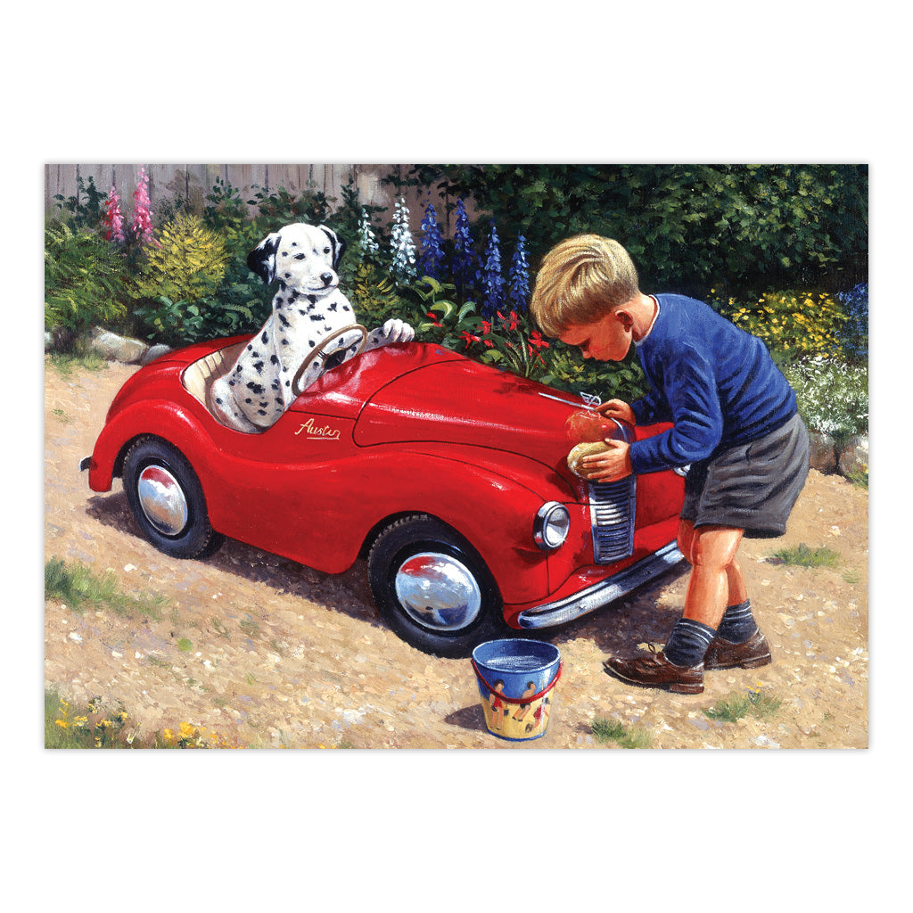 PJL31 | Painting by numbers™ 13pc 11.25" x 15.375" Spot's Car Wash Painting Project