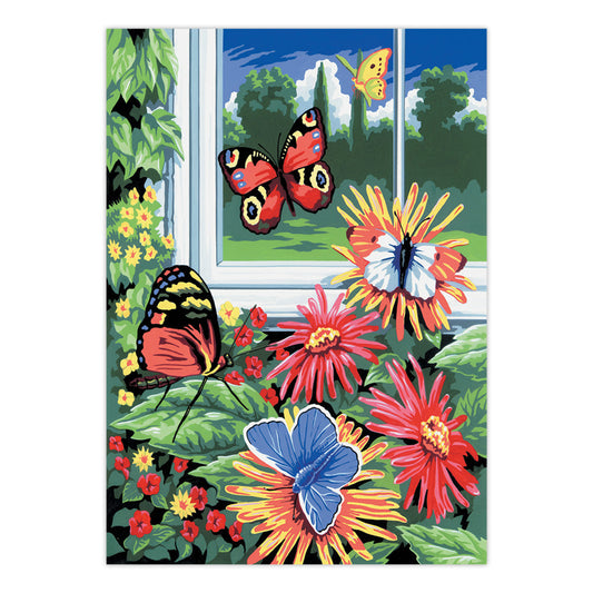 PJS17 | Painting by numbers™ 10pc 8.75" x 11.375" Butterflies Painting Project