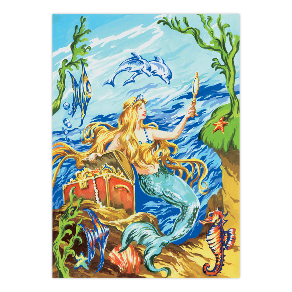 PJS19 | Painting by numbers™ 10pc 8.75" x 11.375" Mermaid Painting Project