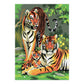 PJS27 | Painting by numbers™ 10pc 8.75" x 11.375" Tigers Painting Project