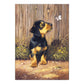 PJS51 | Painting by numbers™ 10pc 8.75" x 11.375" Dachshund Puppy Painting Project