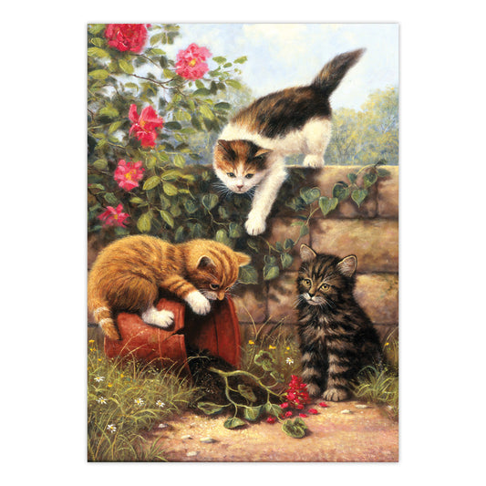 PJS52 | Painting by numbers™ 10pc 8.75" x 11.375" Kittens at Play Painting Project