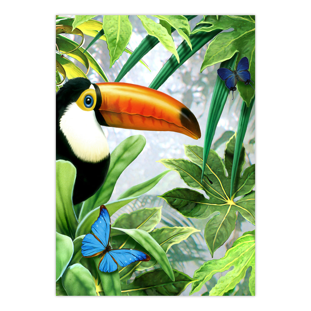 PJS53 | Painting by numbers™ 10pc 8.75" x 11.375" Jungle Toucan Painting Project