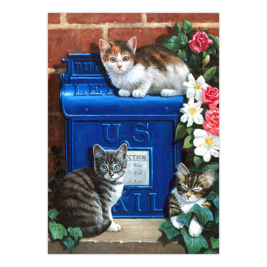 PJS59 | Painting by numbers™ 10pc 8.75" x 11.375" Mailbox Kittens Painting Project