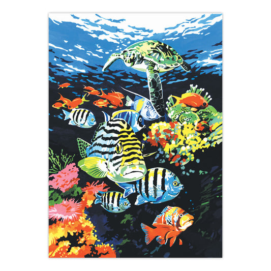 PJS74 | Painting by numbers™ 10pc 8.75" x 11.375" Ocean Deep Painting Project