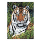 PJS75 | Painting by numbers™ 10pc 8.75" x 11.375" Tiger in Hiding Painting Project