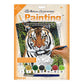 PJS75 - Painting by numbers™ 10pc 8.75" x 11.375" Tiger in Hiding Painting Project