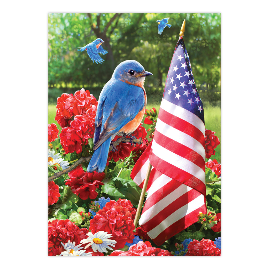 PJS90 | Painting by numbers™ 10pc 8.75" x 11.375" Patriotic Bluebird Painting Project