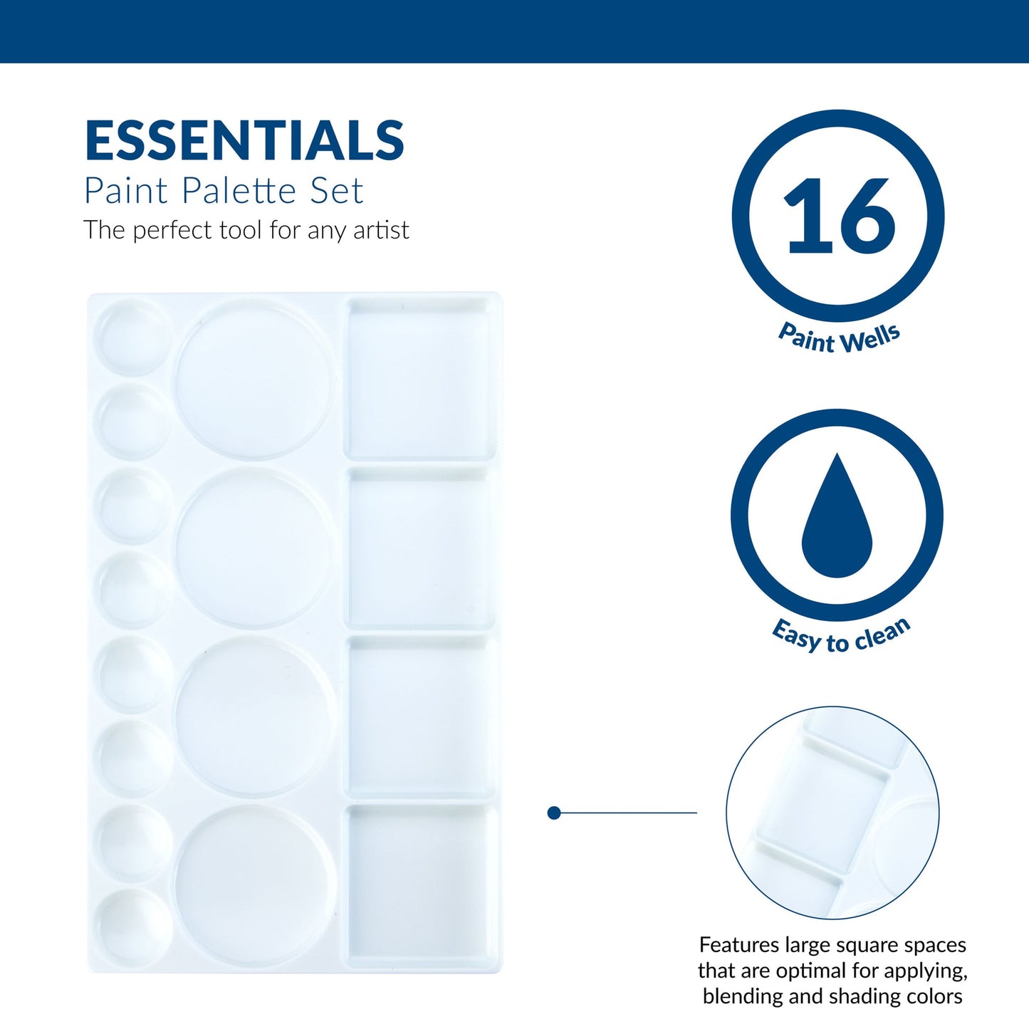 R16WELLP | 16-Well Plastic Palette