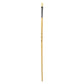 R333-4 - Royal Economy Long Handle White Bristle Flat Brush - 4