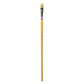 R333-7 - Royal Economy Long Handle White Bristle Flat Brush - 7