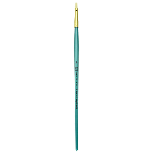 R38F-1 - Menta™ 38 Series White Bristle Flat Brush - 1