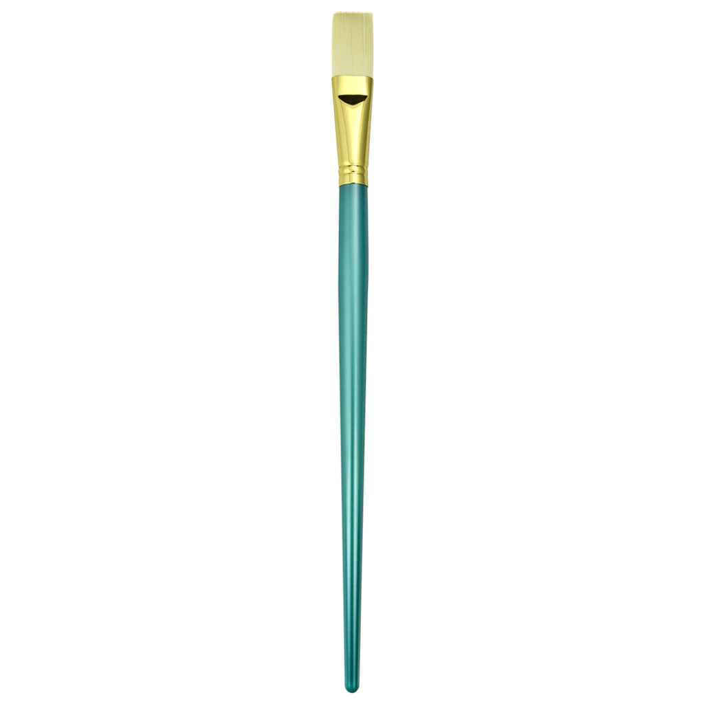 R38F-10 - Menta™ 38 Series White Bristle Flat Brush - 10