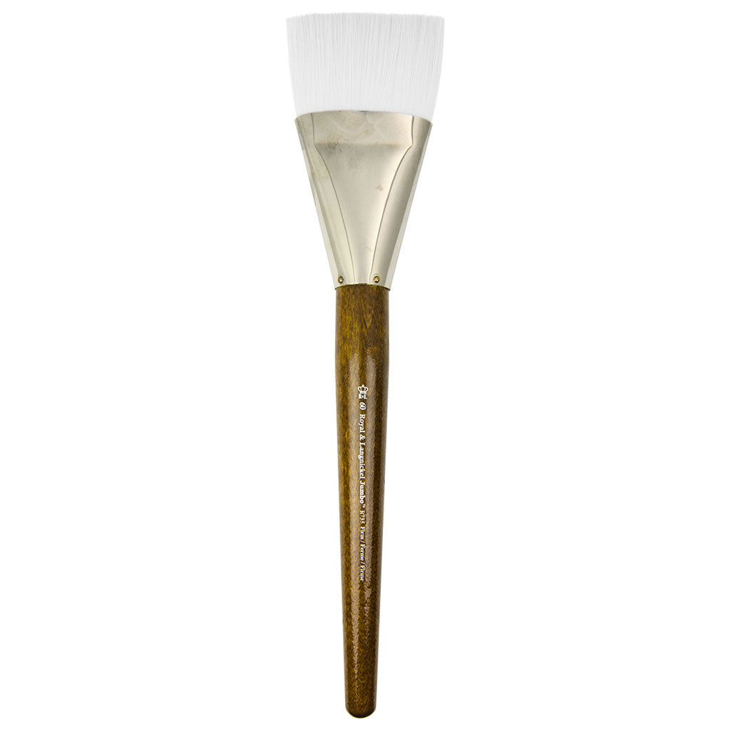 R735-60 - Jumbo™ White Taklon Flat Brush - 60