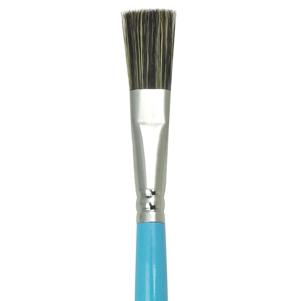 R750-1/2" - Natural Hair Ox Stiff Regal Glaze Brush Size 1/2"