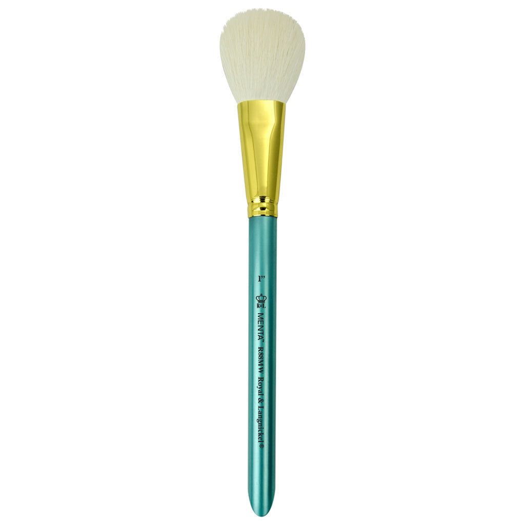 R88MW-1" - Menta™ 88 Series Synthetic White Goat Mop Brush - 1"