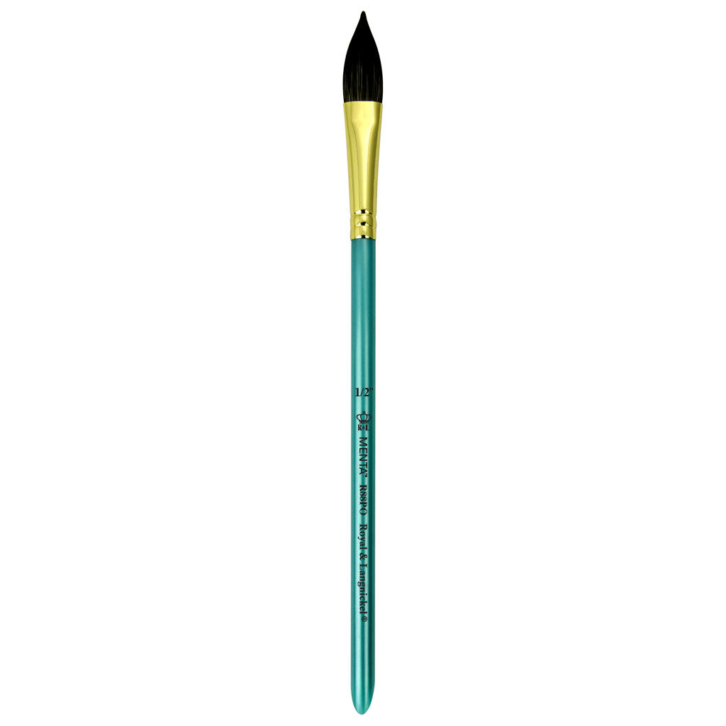 R88PO-1/2" - Menta™ 88 Series Pointed Oval Wash Brush - 1/2"