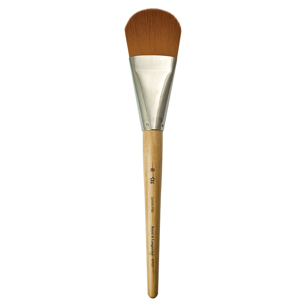 R905-50 - Jumbo™ Golden Taklon Filbert Brush - 50