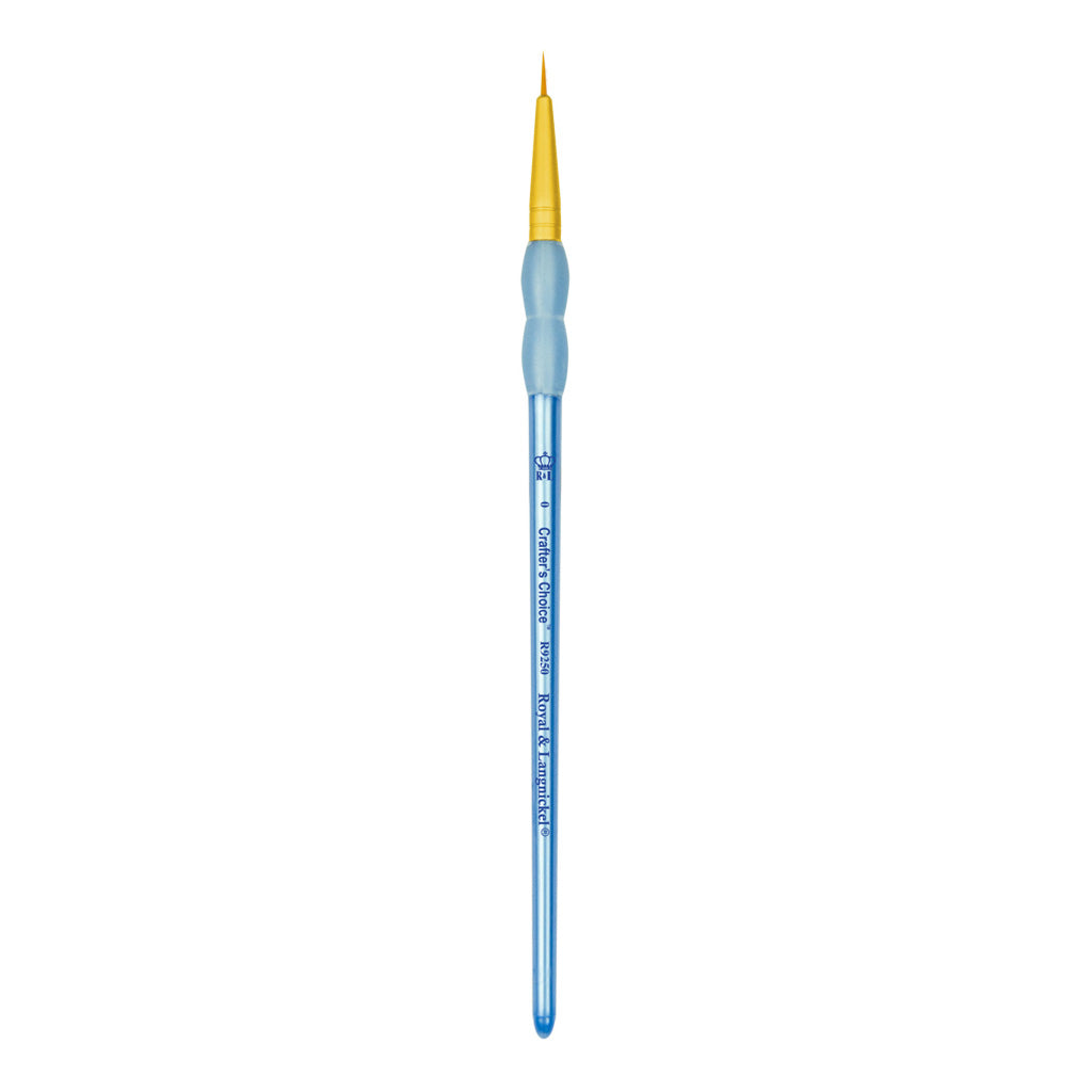 R9250-0 - Crafter’s Choice™ Golden Taklon Round Brush - 0