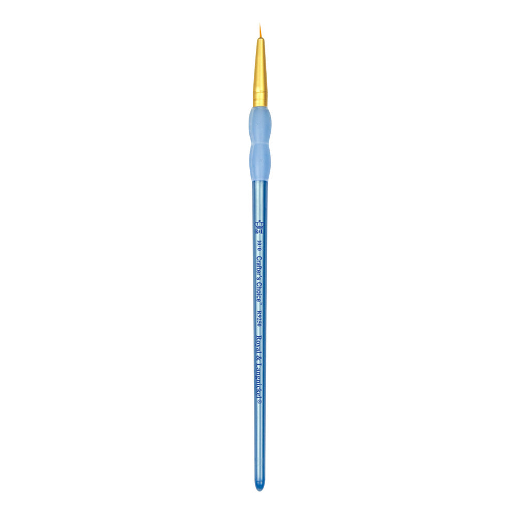 R9250-10/0 - Crafter’s Choice™ Golden Taklon Round Brush - 10/0