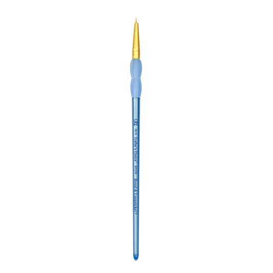 R9250-20/0 - Crafter’s Choice™ Golden Taklon Round Brush - 20/0