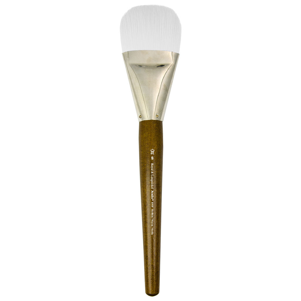 R935-60 - Jumbo™ White Taklon Filbert Brush - 60