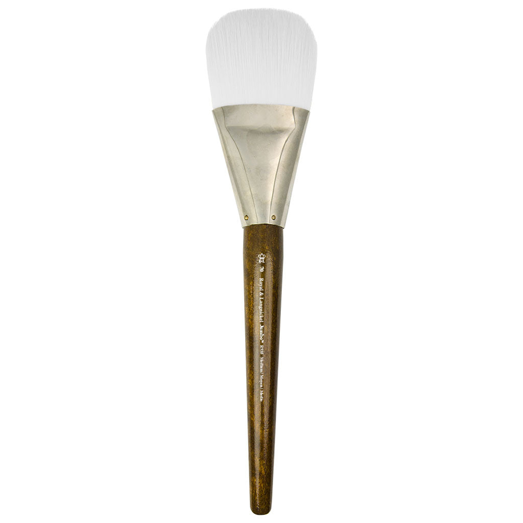 R935-70 - Jumbo™ White Taklon Filbert Brush - 70