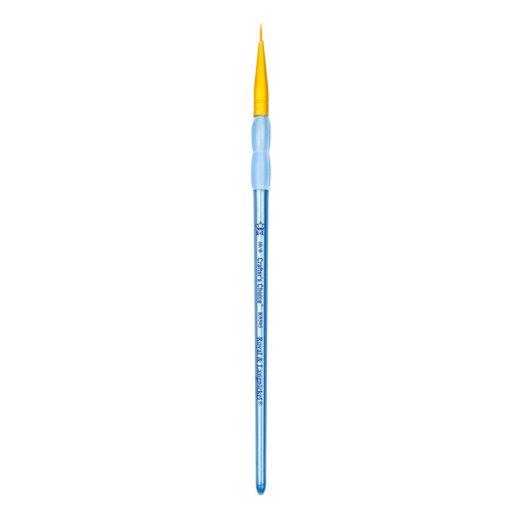 R9595-10/0 - Crafter’s Choice™ Golden Taklon Liner Brush - 10/0