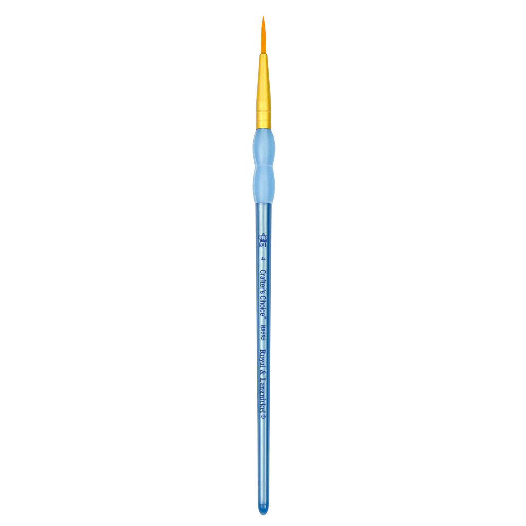 R9595-4 - Crafter’s Choice™ Golden Taklon Liner Brush - 4