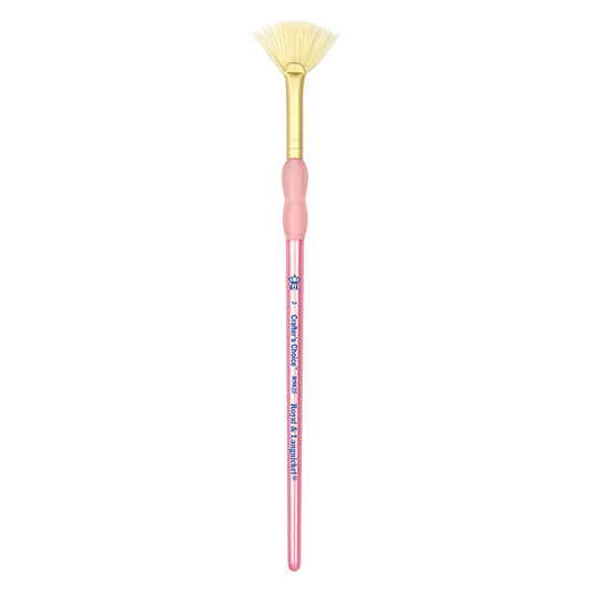 R9825-2 - Crafter’s Choice™ White Bristle Fan Brush - 2