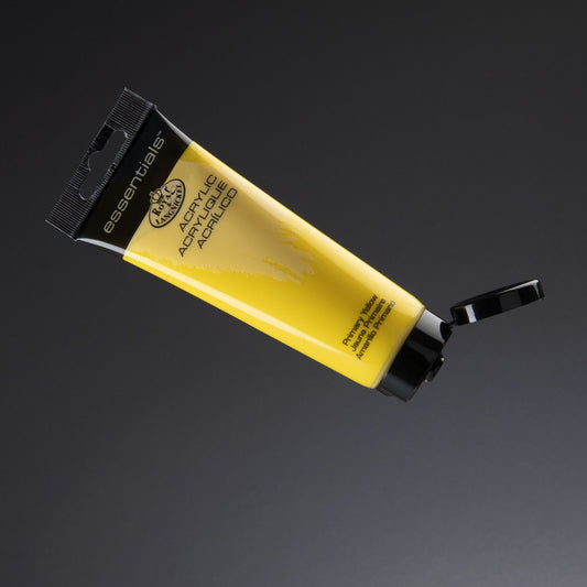 RAA-107 - Essentials™ Primary Yellow 120 ml Acrylic Paint Tube glam