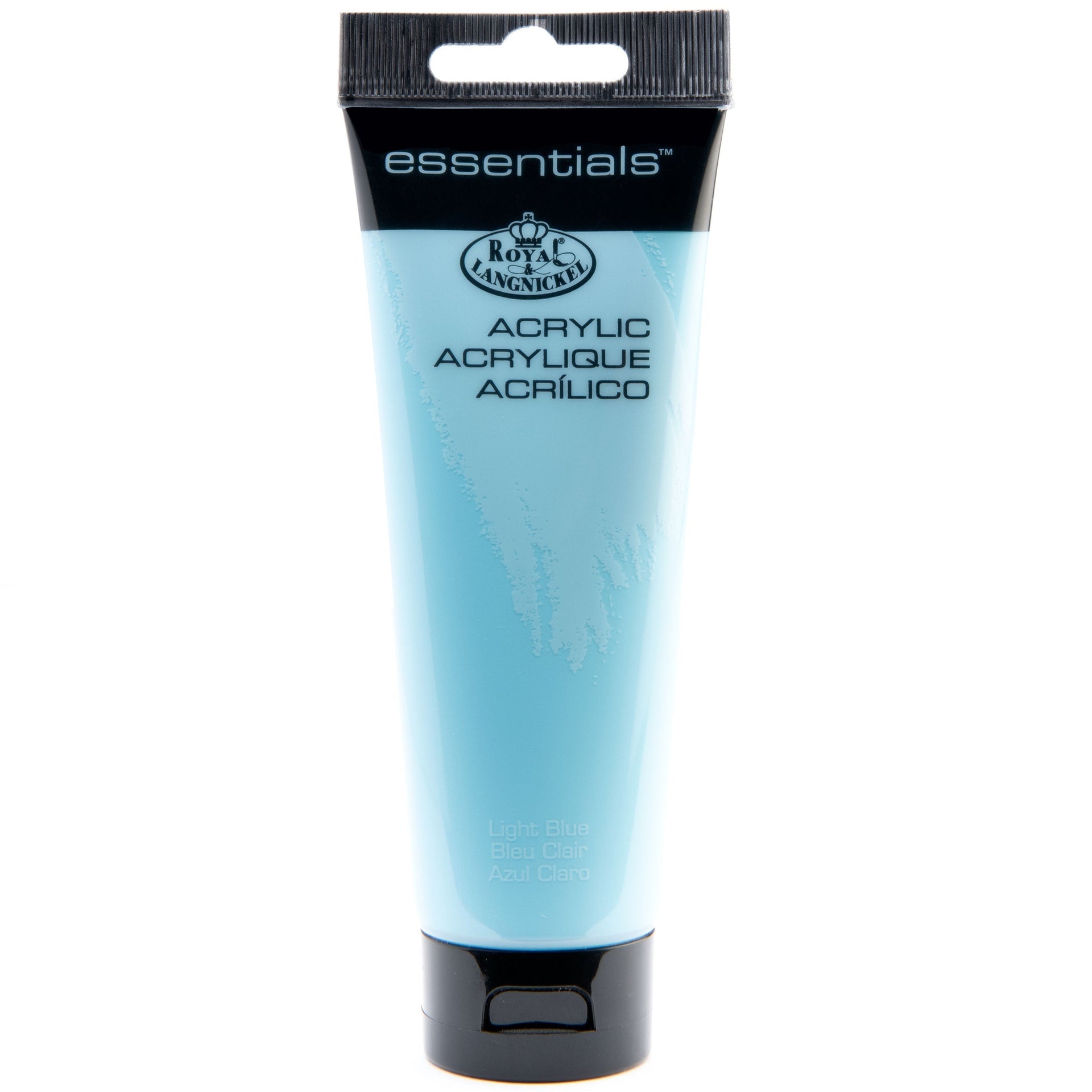 RAA-147 - Essentials™ Light Blue 120ml Acrylic Paint Tube on white