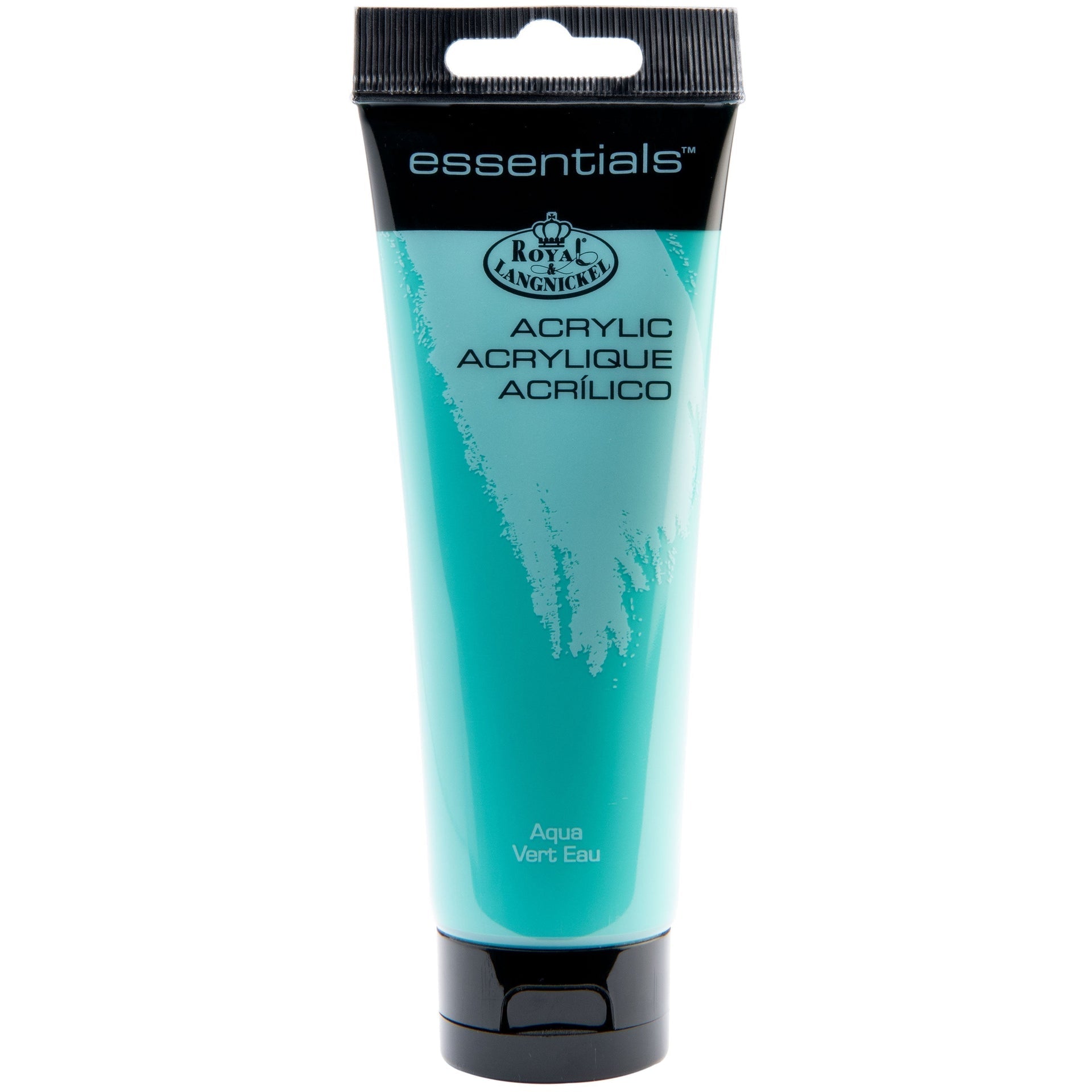 RAA-150 - Essentials™ Aqua 120 ml Acrylic Paint Tube on white