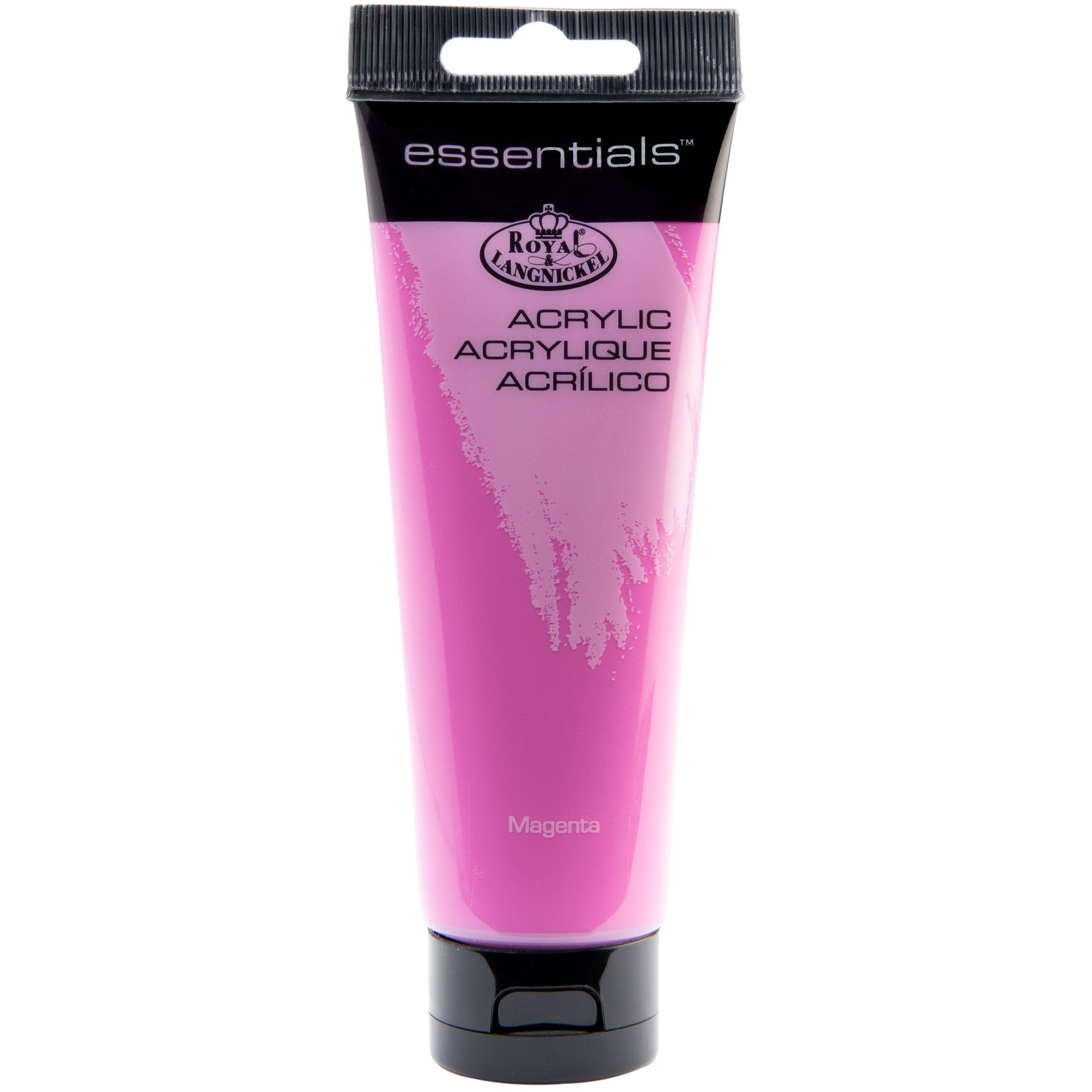 RAA-151 - Essentials™ Magenta 120 ml Acrylic Paint Tube on white