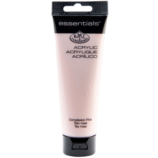 RAA-153 - Essentials™ Complexion Pink 120 ml Acrylic Paint Tube on white