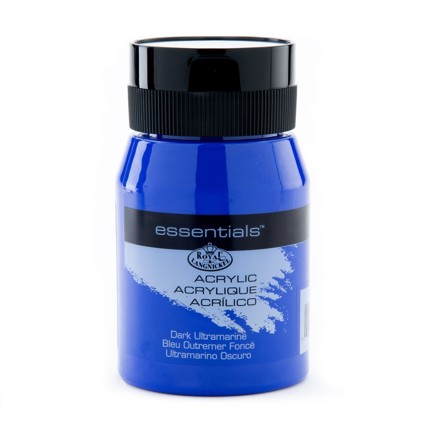 RAA-5114 - Dark Ultramarine 500 ml Acrylic Paint glam on white